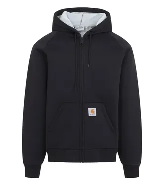 Carhartt Work in Progress Black Zip Up Hood Jacket