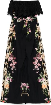 Camilla Tuta intera Adorned In Alexandria senza spalline - Nero