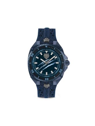 Plein Sport Thunder Force 47 mm horloge - Blauw