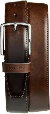 Cole Haan Burnished Leather Belt in Brown at Nordstrom Rack, Size 32