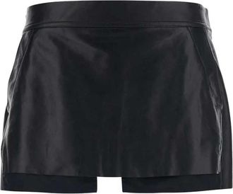 Rick Owens Fog Minirock mit Rei&szlig;verschluss hinten