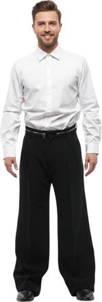 Dsquared2 Black Loose Flat Front Pants
