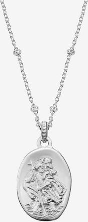 Dower & Hall St. Christopher Talisman Necklace in Sterling Silver at Nordstrom, Size 18