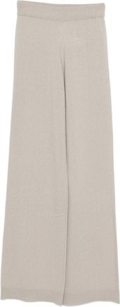 Allude Elasticated-waistband Wool-blend Trousers