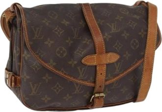Louis Vuitton Pre-owned Cross Body Bags, female, Brown, Size: ONE SIZE Pre-owned Vintage Cross Body Bag