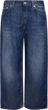 Dondup Tami Five-Pocket Wijde Pijpen Jeans - Dames - Regular Fit Jeans - Blauw - W27 - Denim - Jeans