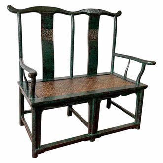 Wanderlust Deco Banco de madera 116x60x119 marr&oacute;n