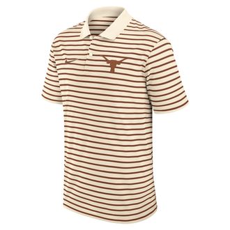 Nike Texas Striped Nike Mens Dri-FIT College Polo in Brown | 02LX0F1XTXE-QX7