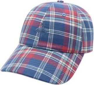 Brooks Brothers Plaid Baseball Cap in Navy/Red at Nordstrom Rack