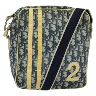 Dior Pre-owned Cross Body Bags, female, Blue, Size: ONE SIZE Pre-owned Vintage Shoulder Bag
