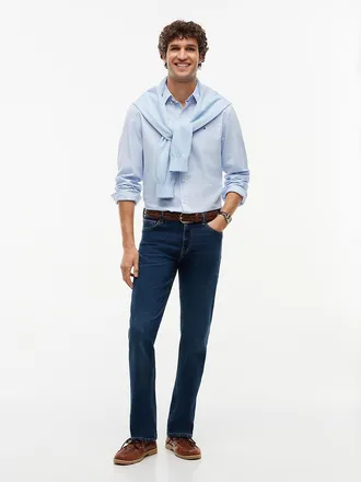 Tommy Hilfiger Mens Lightweight Stretch Slim Jean - Inky Dark Wash - 28W x 30L