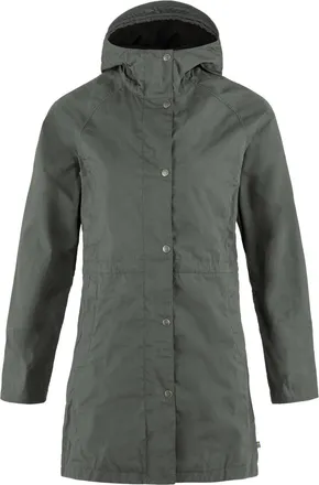 Fj&auml;llr&auml;ven Womens Karla Hydratic Jacket In Basalt