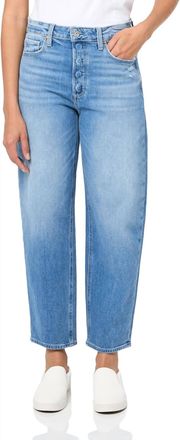 Paige Womens Alexis Covered Button Fly Jean In Exhibition Distressed