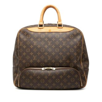 Louis Vuitton Brown Pvc Leather Boston Bag (Pre-Owned)