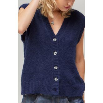 BDG V-Neck Sweater Vest in Navy at Nordstrom, Size X-Small