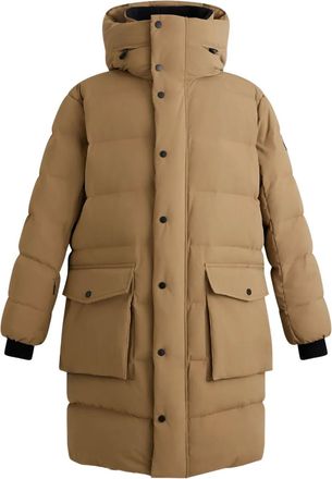 Fusalp padded down coat - men - Elastane/Polyurethane/Polyamide - 46 - Brown