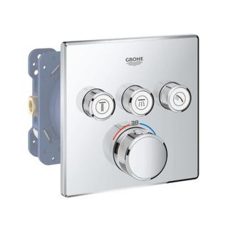 GROHE Grotherm Smartcontrol Mezclador De Ducha De 3 V&iacute;as Con Cuerpo Empotrado Rapido Smartbox