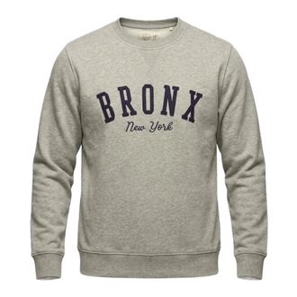 Bl'ker Felpa Bronx New York - - Sweatshirts & Hoodies - Uomo - Grigio - L