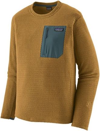 Patagonia R1 Air Crew Fleecepullover f&uuml;r Herren | braun