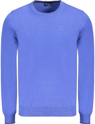 North Sails Blauwe Katoenen Crewneck Sweater - Heren - Ronde hals truien - Blauw - S - Katoen - Truien & Vesten