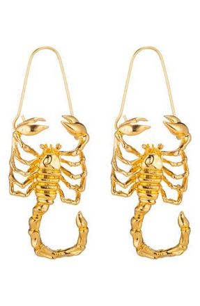 Eye Candy Los Angeles Scorpio Drop Earrings in Gold at Nordstrom Rack