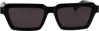 Calvin Klein Jeans Modified Rectangle Zonnebrillen - Dames - Zonnebrillen - Zwart - 53 MM - Accessoires