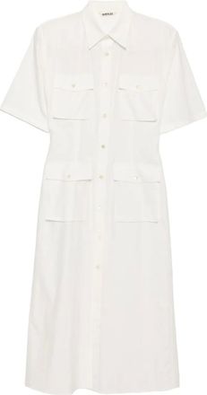 Auralee Chemisier Finx in twill - Bianco