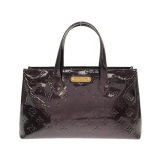Louis Vuitton Pre-owned Handbags, female, Purple, Size: ONE SIZE Pre-owned Wilshire PM Handbag