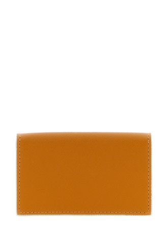 Marni Calfskin Color-Block Card Case - Multicolor