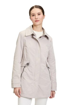 Gil Bret Outdoorjacke GIL BRET, Damen, Gr. 38, lila (pearl beige), Obermaterial: 100% Polyester, unifarben, tailliert Po-bedeckend, ohne Ausschnitt, Manschette