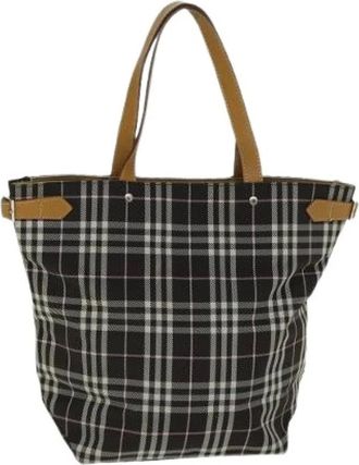 Burberry Pre-owned Tote Bags, female, Multicolor, Size: ONE SIZE Pre-owned Nylon Tote Bag