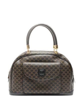 Celine 1990-2000s patterned tote bag - Black