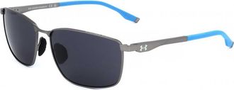 Under Armour Mens UAFOCUSED-G-9T9-60 UAFOCUSED 60 G 9T9 Sunglasses - Metallic - One Size