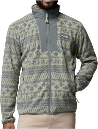 Columbia Sequoia Grove II Full Zip Printed Fleece Fleecejacke f&uuml;r Herren | grau