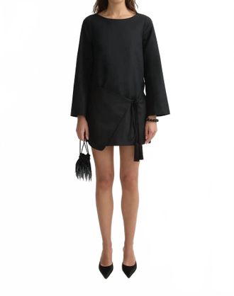 Poss&eacute; Yvette Kaftan Mini Dress In Black