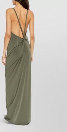 Coperni draped cowl-neck maxi dress