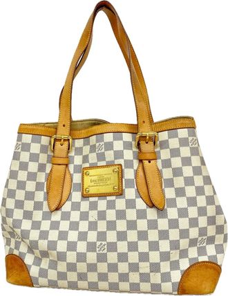 Louis Vuitton White Tote Bag (Pre-Owned)