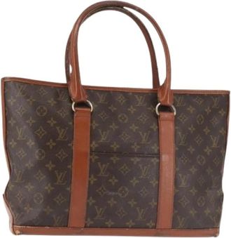 Louis Vuitton Pre-owned Canvas Tote Bag - Dames - Vintage Shopper - Bruin - ONE Size - Vintage