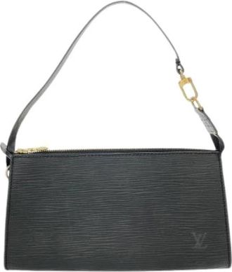 Louis Vuitton Pre-owned Shoulder Bags, female, Black, Size: ONE SIZE Pre-owned Epi Accessory Pouch