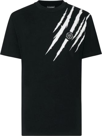 Plein Sport Heren, Tops, Zwart, Maat: XS Katoen