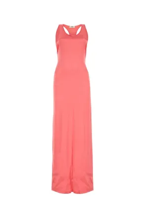 Fendi Pink Satin Long Dress