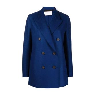 スーツ HARRIS WHARF LONDON Women Suit Jackets A3502MRARA01 Dark Blu Harris Wharf London single-breasted Blazer | Blue | FARFETCH