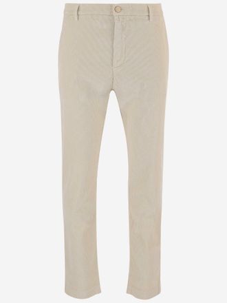 Jacob Cohen Pantalones de terciopelo de algod&oacute;n el&aacute;stico