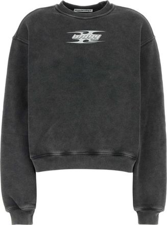 Alexander Wang Grey Logo Sweatshirt
