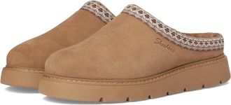 Skechers Womens Keepsakes Lite - Cosy Cascade Slippers, chestnut, 4.5 UK