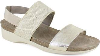 Munro Pisces Sandal - Multiple Widths Available in Gold Leather at Nordstrom, Size 10.5