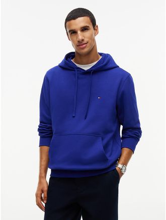 Tommy Hilfiger Mens Essential Terry Pullover Hoodie - Navy Voyage - XXL
