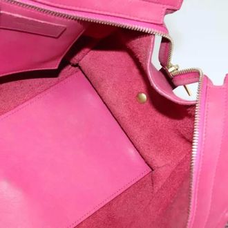Saint Laurent Pre-owned Handbags, female, Pink, Size: ONE SIZE Pre-owned Vintage Handbag