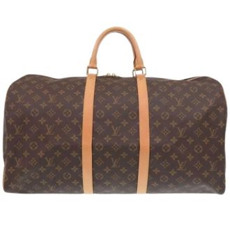 Louis Vuitton Pre-owned Boston Bag M41424 - Heren - Pre-owned - Bruin - Maat: ONE Size Leer