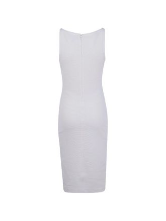Emporio Armani Cotton Sleeveless Dress - White